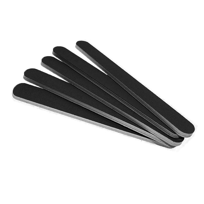 20 Nail Files Compact 4.5" Emery Boards Dual Sided Salon Manicure Tools Beauty