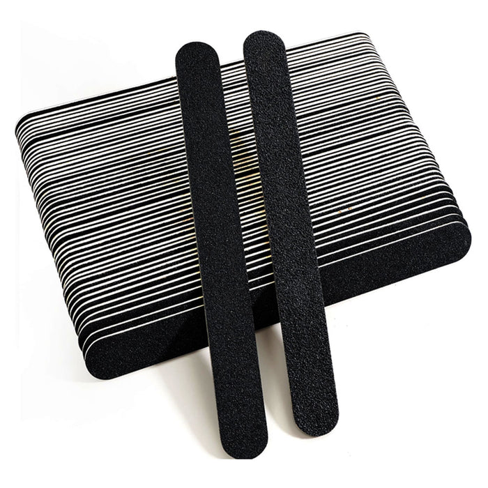 40 Double Sided Nail Files Emery Boards 4.5" Small Salon Manicure Beauty Tools