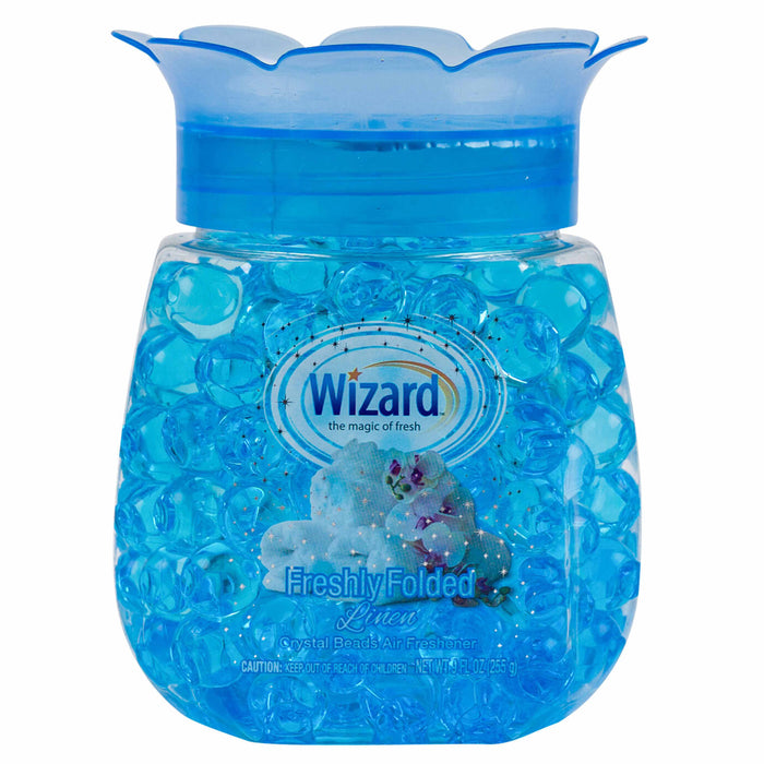 1 Wizard Fresh Linens Scented Crystal Beads Air Freshener Home Fragrance Aroma