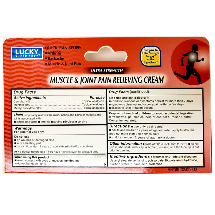 4 Pc Muscle Joints Rapid Pain Relief Cream Rub Ache Menthol Analgesic Ointment