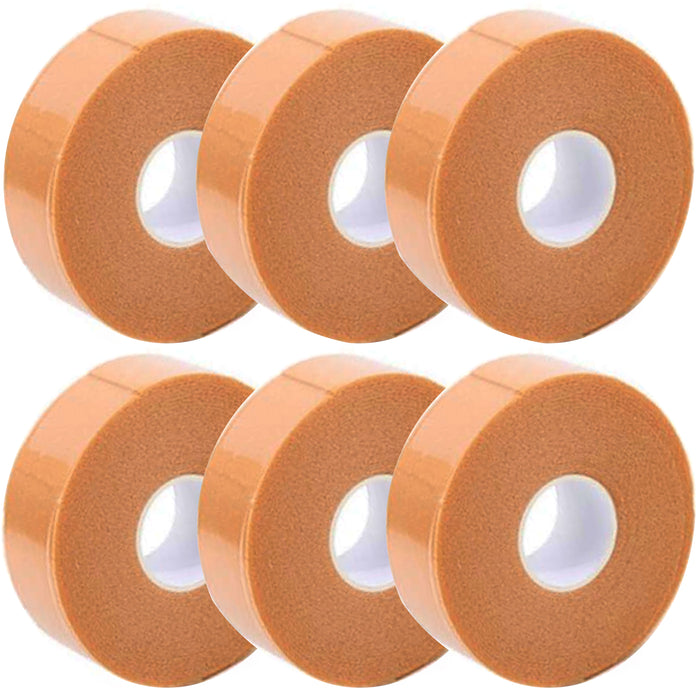 6 Pc Waterproof Adhesive Tape Medical 3/4" x 4 Yard Foam Latex Free Breathable