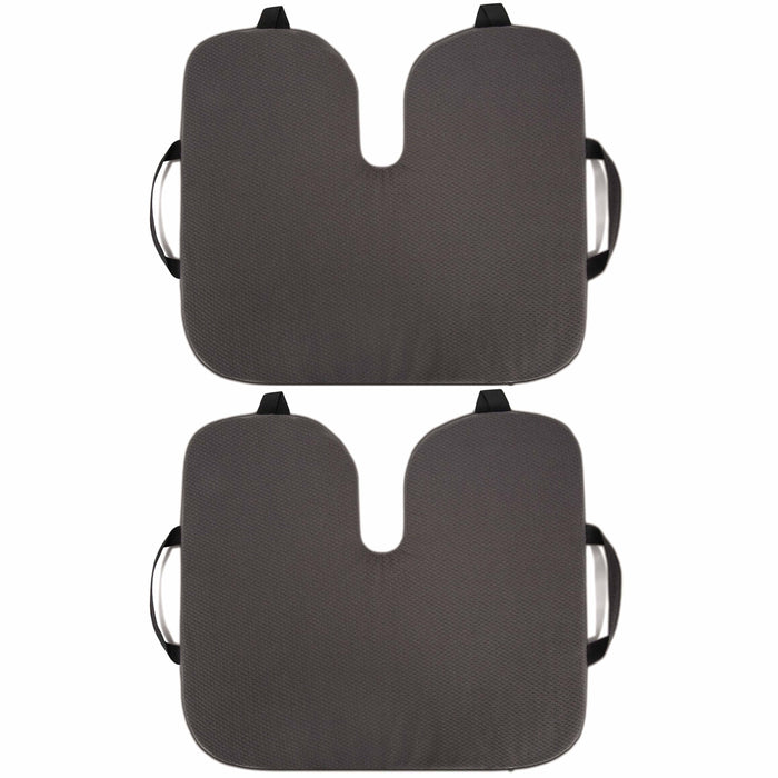 2 Pc Travelon Gel Seat Cushion Pillow Honeycomb Lumbar Support Travel Car Office