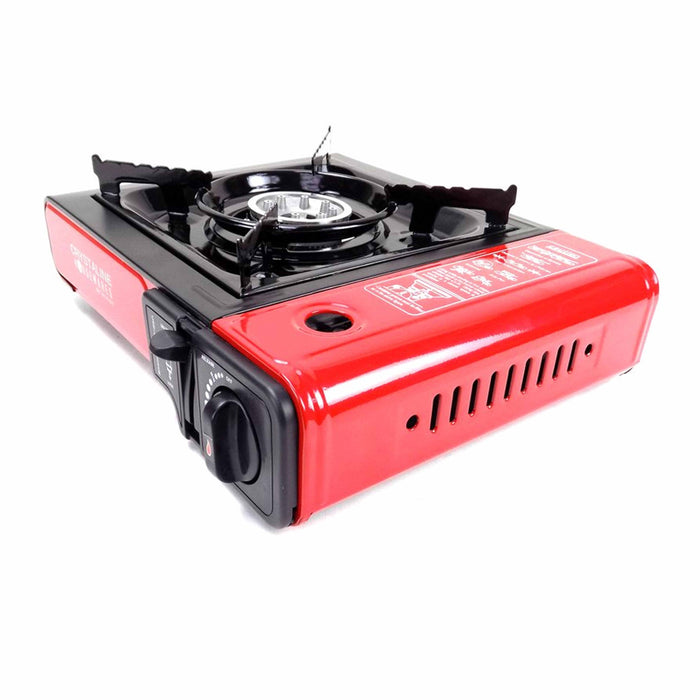 2 Portable Gas Camping Stove Outdoor Cooking Butane Hiking Picnic Burner Tools