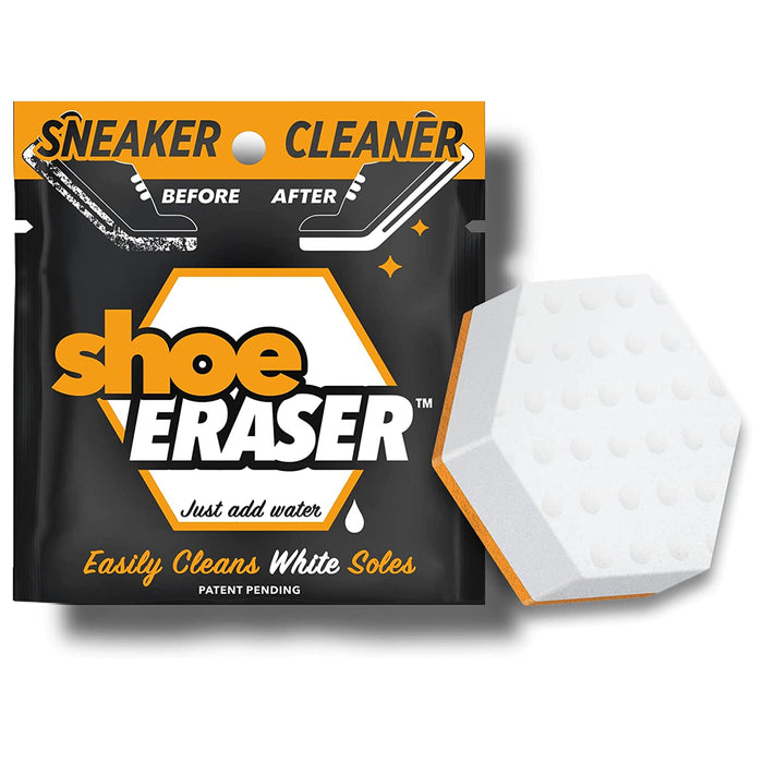 4 Pc Scuff Erasing Shoe Cleaner White Sole Sneaker Cleaning Sponge Remove Dirt