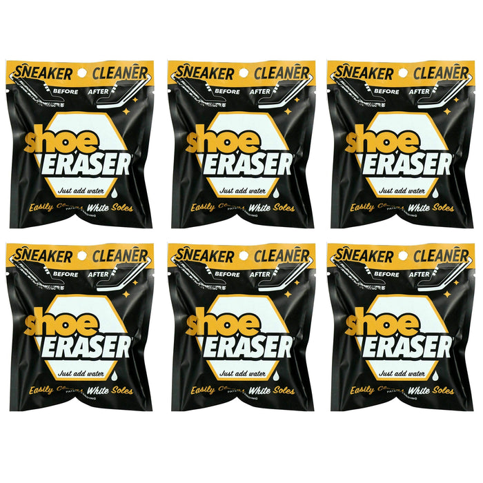 6 Pc Shoe Cleaning Sponge Eraser White Sole Sneaker Scuff Marks Remover Stains