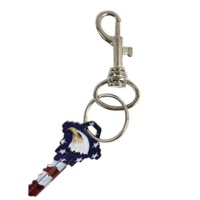 9PC Round Steel Swivel Eye Bolt Snap Hook Key Chain Pet Leash Multipurpose Clasp