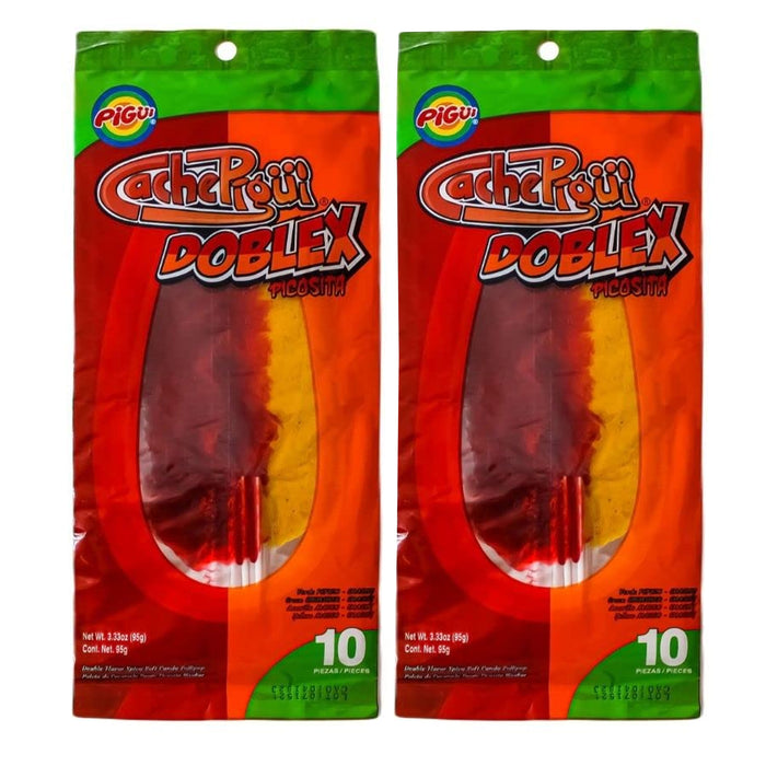 20 Pc Slaps Doblex Picosita Flavor Paletas Spicy Lollipops Mexican Pops Candy