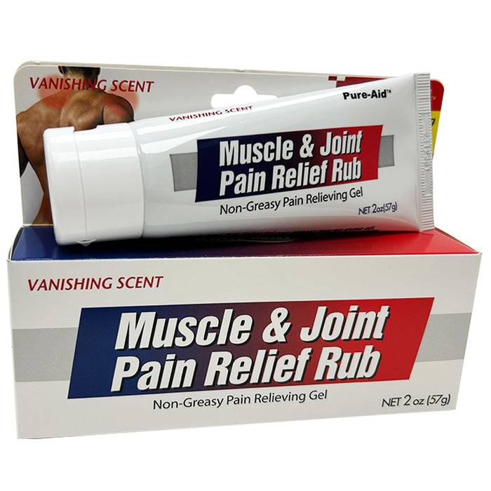 Muscle & Joint Pain Relief Rub Gel Fast Relive Menthol Arthritis Sore Bruise 2oz