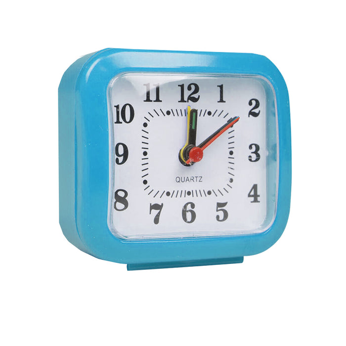 1 Travel Alarm Clock Battery Operated Analog 12 Hours Home Decor US SHIP