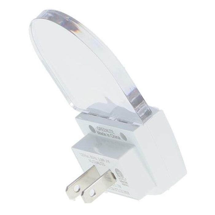 2 Pc Automatic Plug In LED Night Light Dusk Dawn Sensor Nightlight Energy Saver