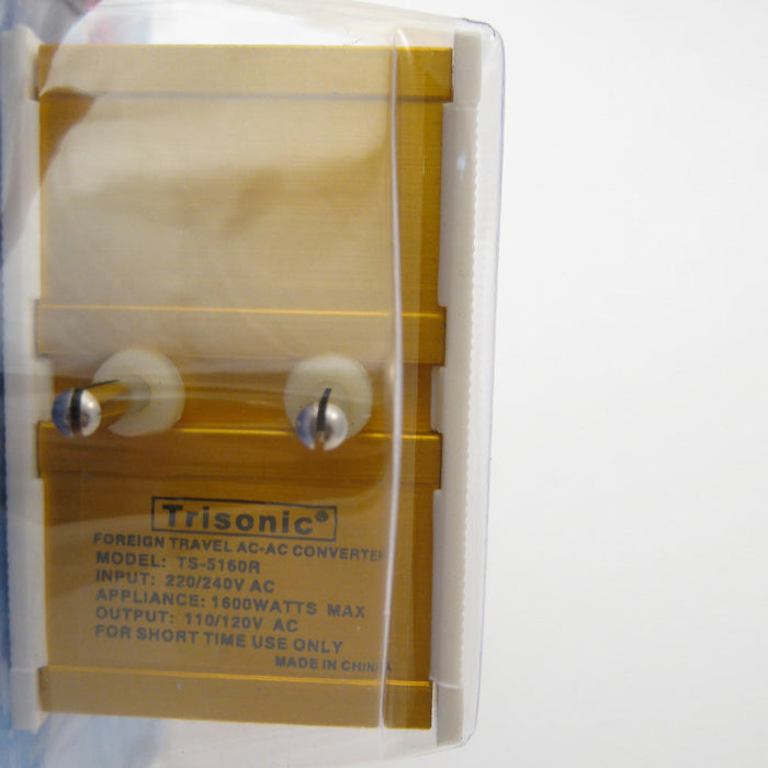 Trisonic TS-514R-A 1650W Voltage Converter / Step Down Adapter, 220V To 110V, Universal