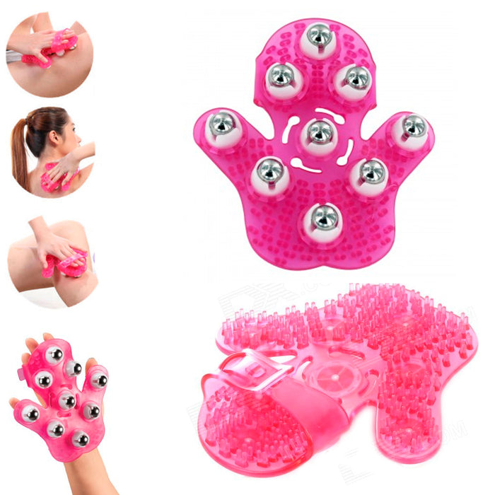 1 PC Color Hand Massager Body Care Roller Rolling Joint Glove Cellulite Massage Relax