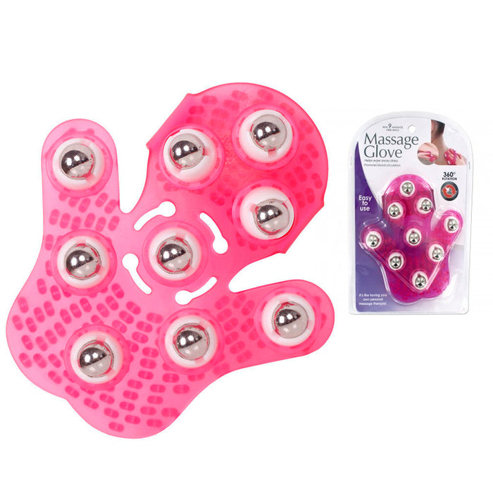 1 PC Color Hand Massager Body Care Roller Rolling Joint Glove Cellulite Massage Relax
