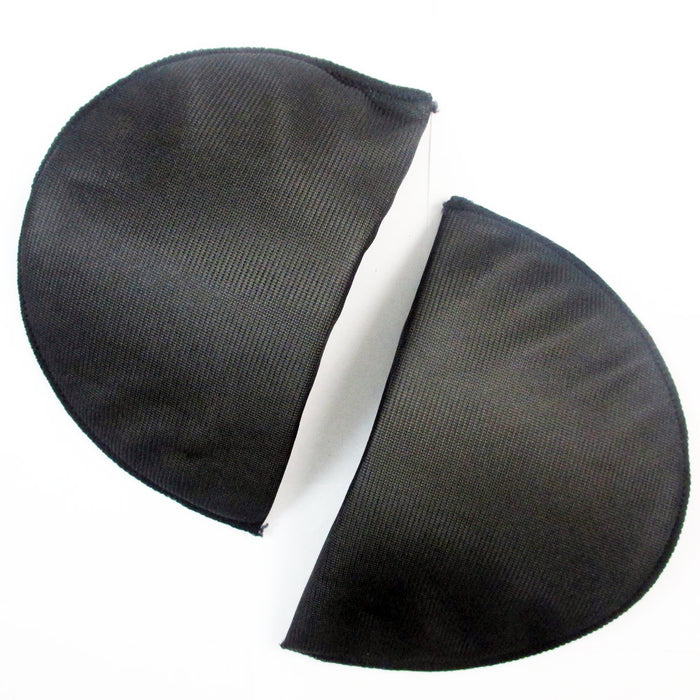 2 Pc Shoulder Pad Black Foam Non Slip Bra Strap Cushion Pain Relief Comfort Lady