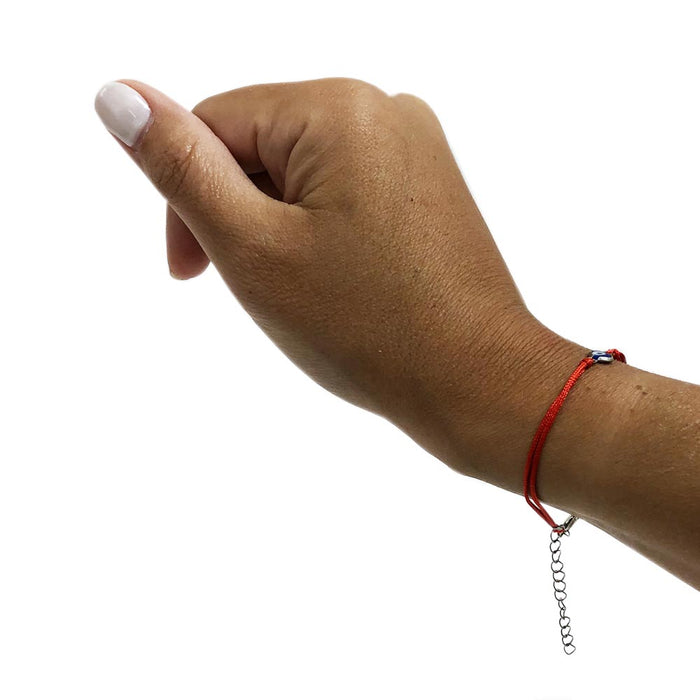Evil Eye Red String Kabbalah Bracelet Mati Nazar Bead Good Luck Charm Protection