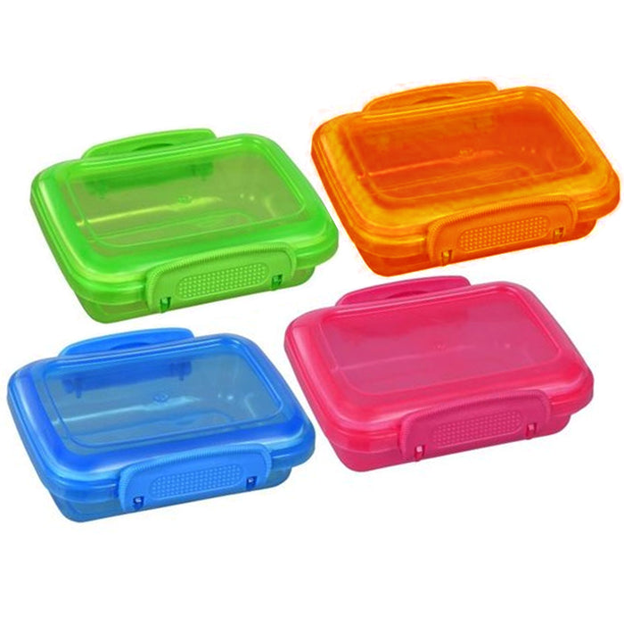 3 Pc Mini Lockable Snack Container Lunch Food Knick Knack Bead Organizer Storage