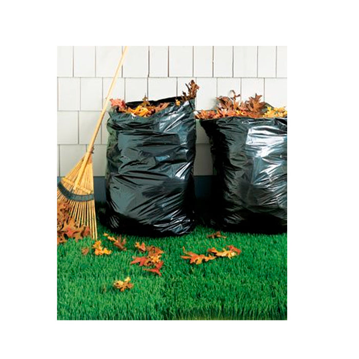 30 Ct Heavy Duty Bags Black Twist Tie Trash Outdoor Yard Leaf Garbage 39 Gallon