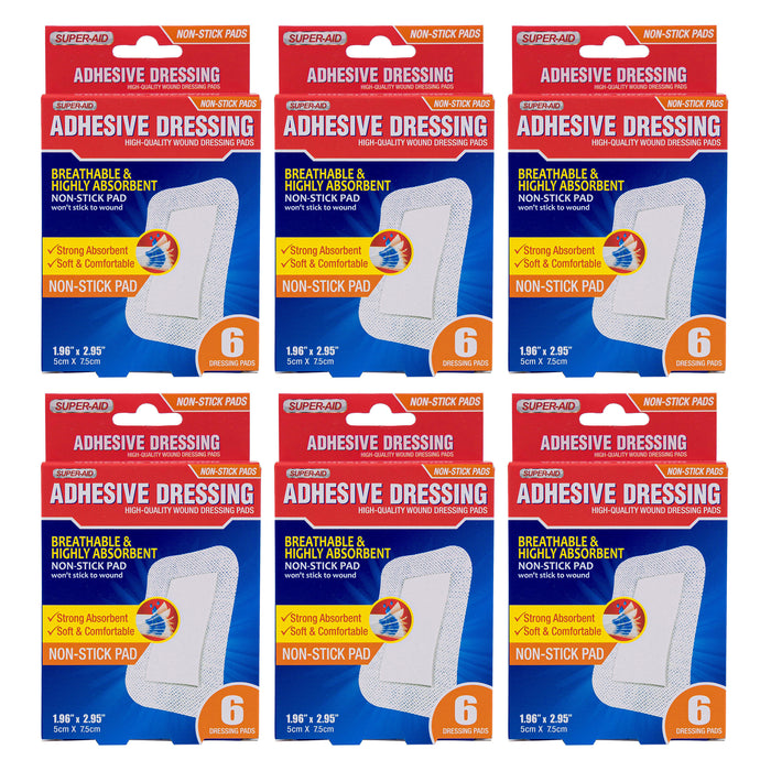 36 Pc Sterile Bandages First Aid Adhesive Dressing Pad Sealed Medical Wound Care