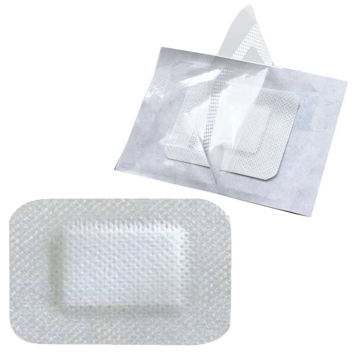24 Pc Sterile Adhesive Bandage Dressing Pads First Aid Wound Care Soft Non Stick