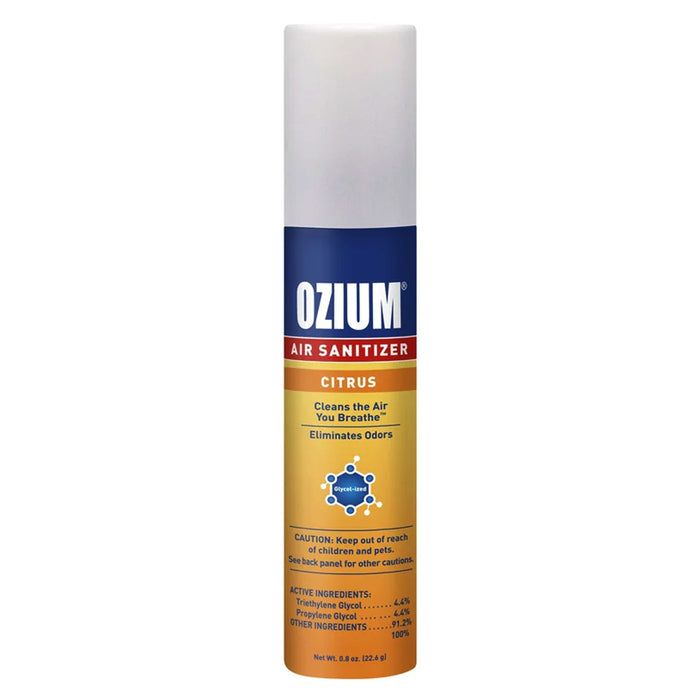 1 Ozium Air Sanitizer Freshener Clean Odor Eliminator Citrus Scent Aroma 0.08oz