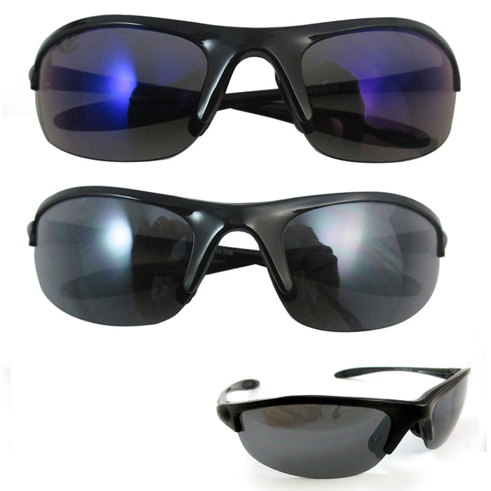 2 Sports Sunglass Cycling Glasses UV400 Men Bike Driving Lens Outdoor Sun Goggle