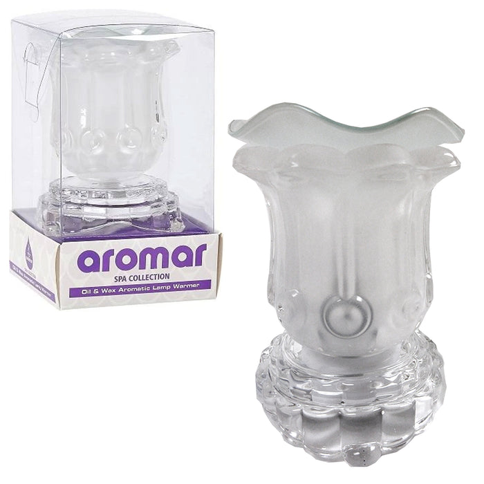 Electric Oil Burner Crystal Glass Lamp Tart Warmer Fragrance Diffuser Dimmable