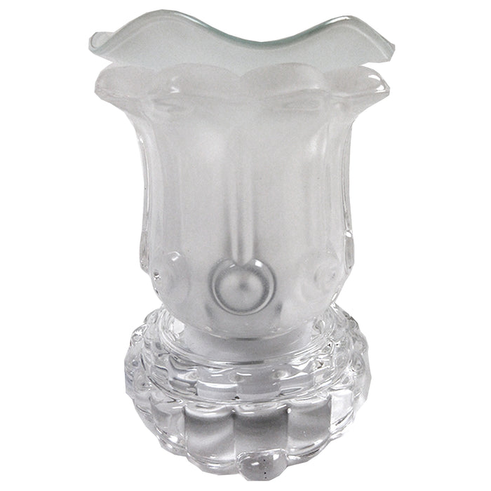 Electric Oil Burner Crystal Glass Lamp Tart Warmer Fragrance Diffuser Dimmable