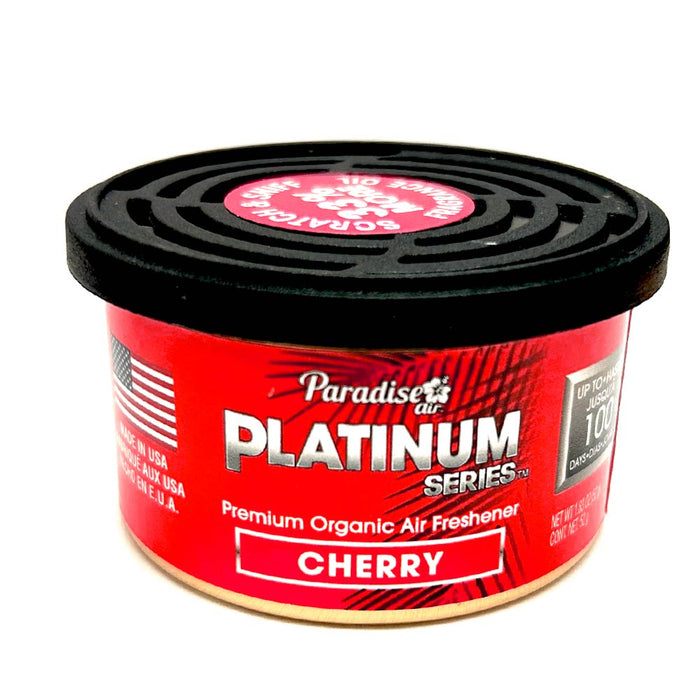 4 Paradise Platinum Organic Air Freshener Fiber Can Long Lasting Scent Cherry