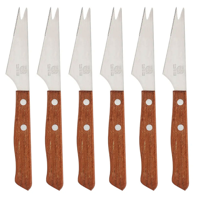 6 Pc Bar Knives Stainless Steel Professional Bartender Knife Peeler Sharp Blade