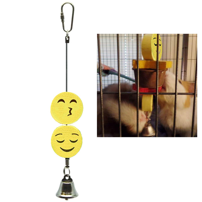 1 Chew-Moji Kabob Skewer Kebab Treat Holder Hanging Refill Feeder Bell Hamster