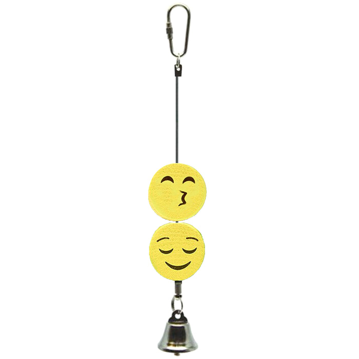 1 Chew-Moji Kabob Skewer Kebab Treat Holder Hanging Refill Feeder Bell Hamster