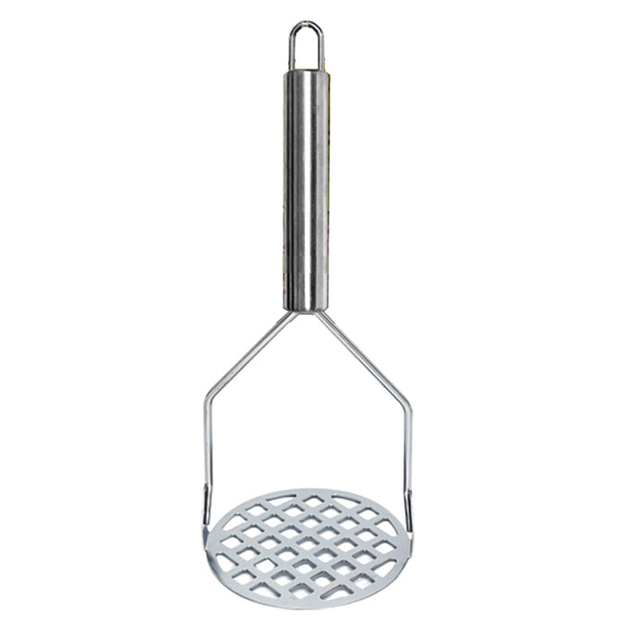 1 Stainless Steel Potato Masher Heavy Duty Metal Vegetable Avocado Guac Press
