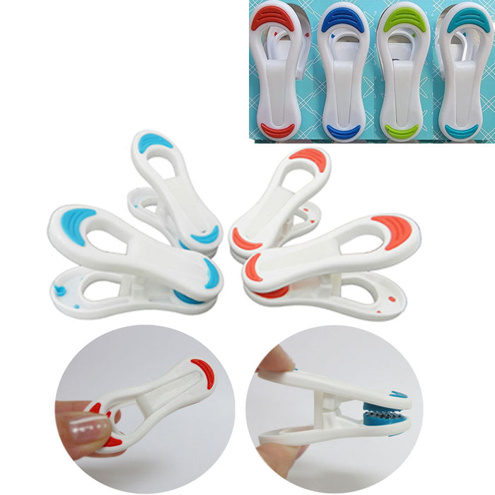 24PC Kitchen Chip Clips Snack Bag Sealing Grip Food Storage Multi Purpose Crafts