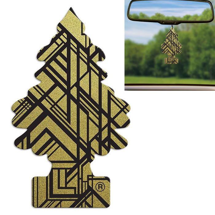 1 Piece Little Tree Gold Scent Air Freshener Fragrance Hang Car Auto Home Office