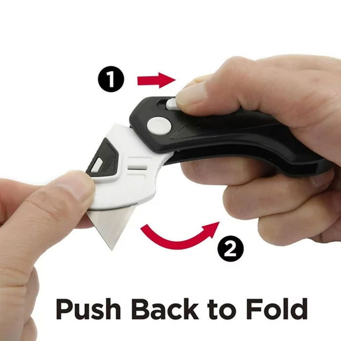 1 Folding Utility Knife Replaceable Blade Cutter Tools Survival Hunting Camping