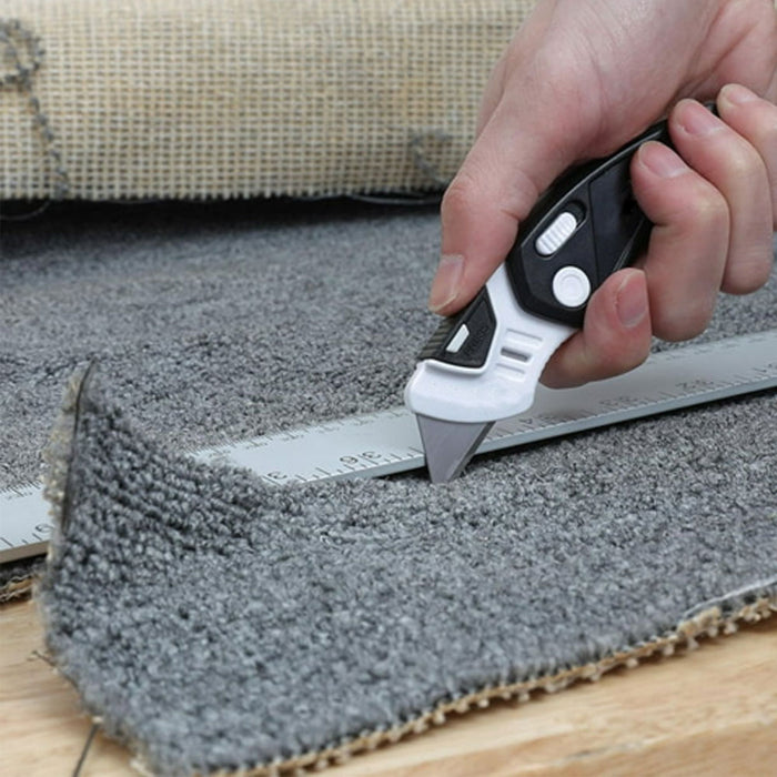 1 Folding Utility Knife Replaceable Blade Cutter Tools Survival Hunting Camping