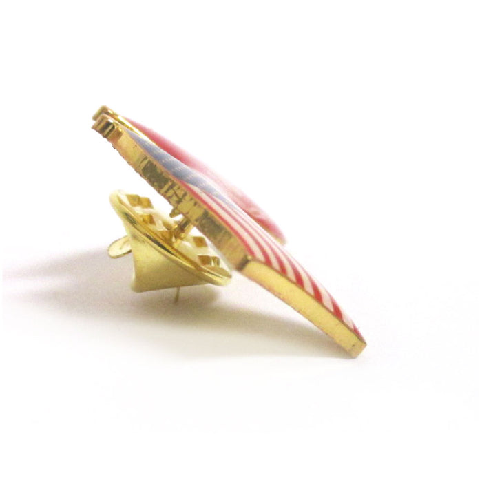 3 Pc Marine Corps American Crossed Flags Lapel Pin Military Veteran US Flag Pins