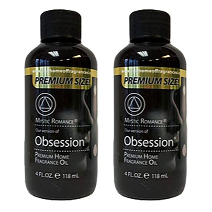 2 Obsession Scented Fragrance Oil Air Diffuser Burner Candle Aromatherapy 4oz