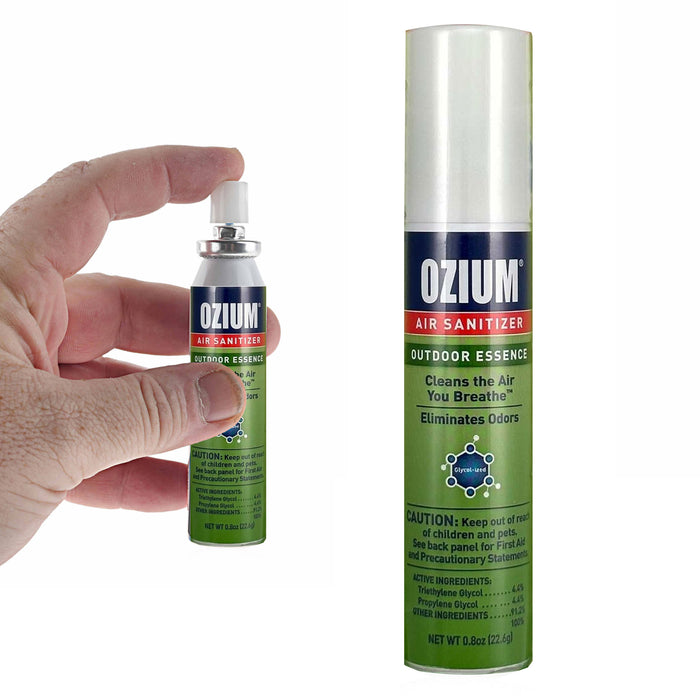 1 Ozium Air Sanitizer Freshener Odor Eliminator Outdoor Essence Scent 0.08oz