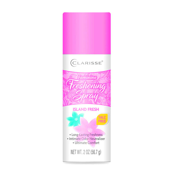12 Women Feminine Spray Body Freshening Deodorizing Fragrance Island Fresh Scent