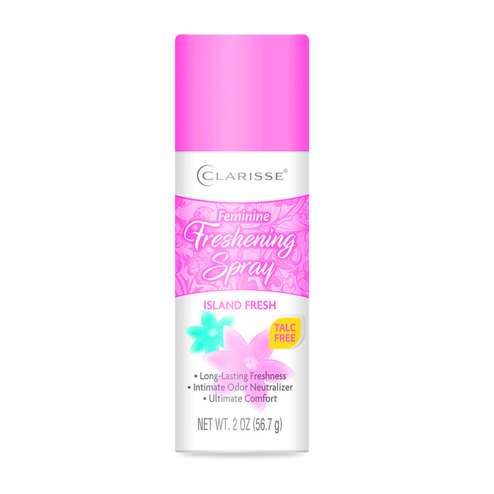 6 Feminine Freshening Deodorizing Spray Island Fresh Scent Women Body Fragrance