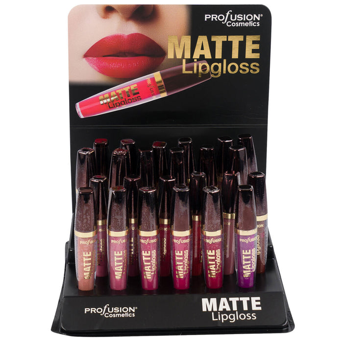 4 Pc Matte Lip Gloss Colors Liquid Cream Lipbalm Lipstick Beauty Cosmetic 0.21oz