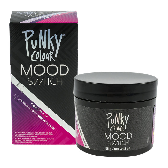 2 Pks Color Change Hair Dye Punky Colour Mood Switch Purple to Pink Temporary