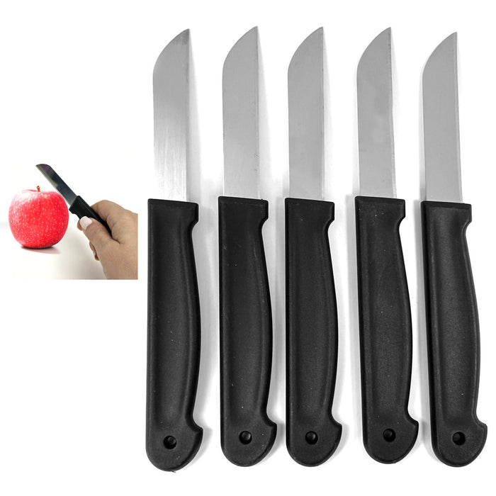 5pc Stainless Steel Sharp Small Kitchen Knives Peeling Fruits Cutting Vegetables