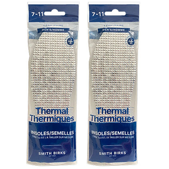 2 Pairs Thick Thermal Shoe Insole Foil Foam Cushion Winter Boot Warm Insert Pad