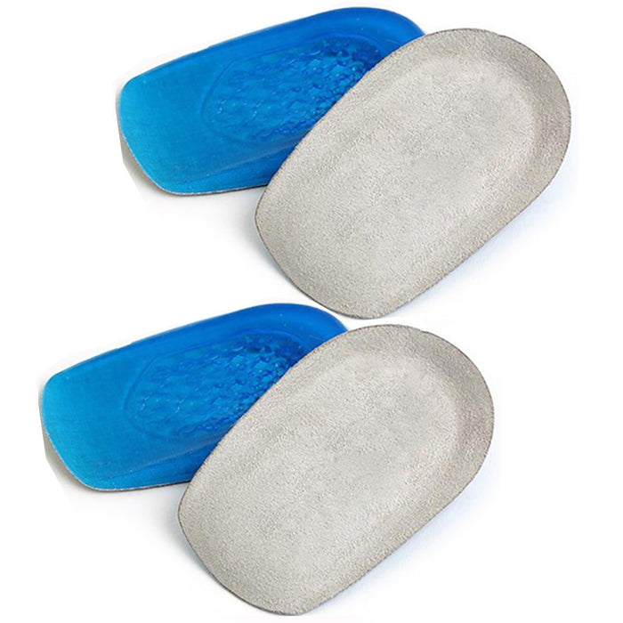 2 Pairs Women Gel Heel Cushion Inserts Half Sole Insoles Pad Comfort Sizes 6-10