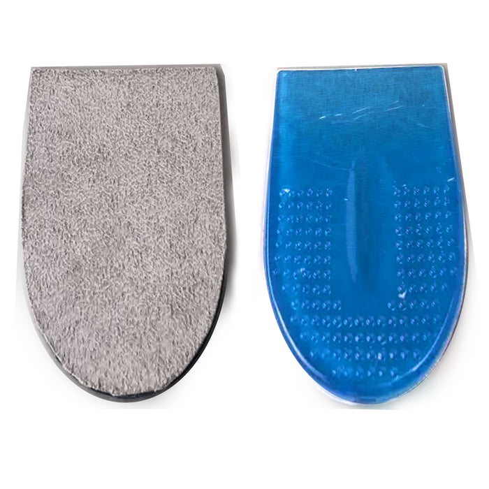 2 Pairs Men's Gel Heel Cushion Inserts Half Sole Insoles Pad Comfort Sizes 8-13