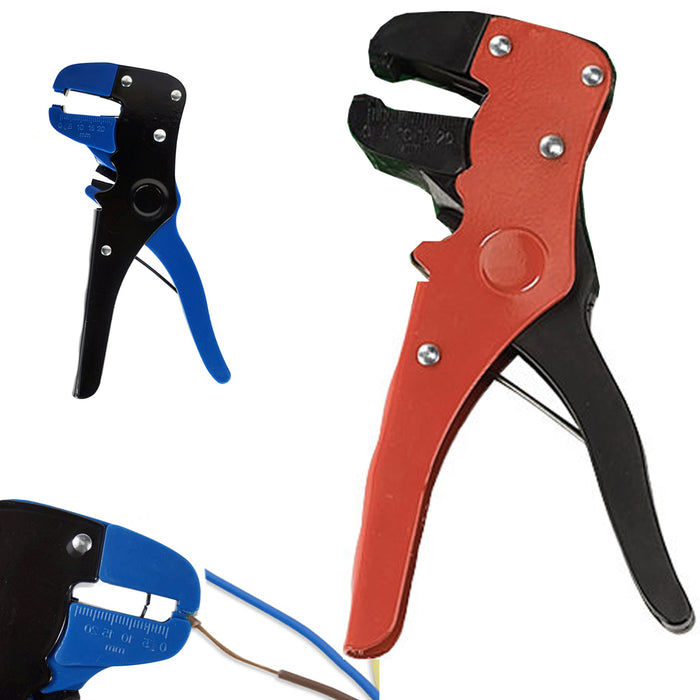 2 PC Wire Stripper Professional Wiring Cutter Crimper Pliers Cable Crimping Tool