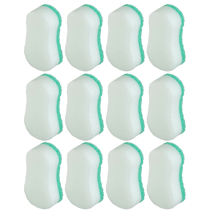 12 Pc Shoe Cleaner Sponges Instant Shine Brush Polish Magic Eraser Pad Wipe Away