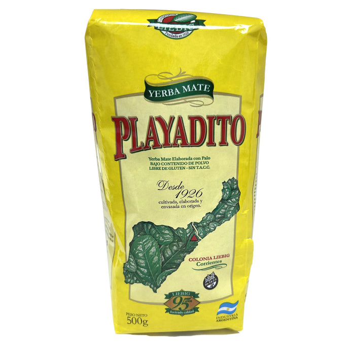 Yerba Mat3 Pack  Playadito 1.1Lbs/500gr 1/2kg EA Bag Argentine Yerba with Stems